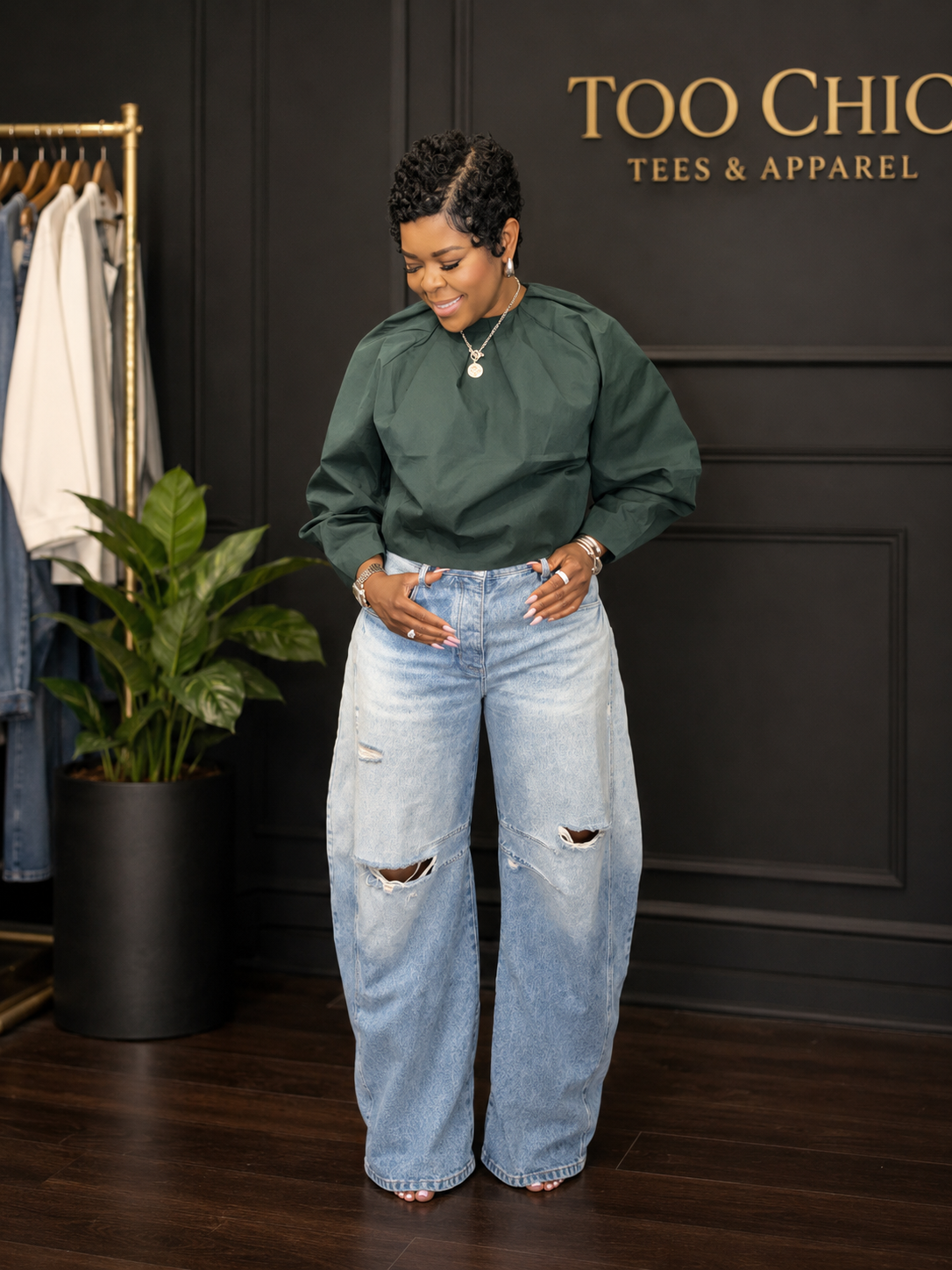 The Hudson Poplin Blouse