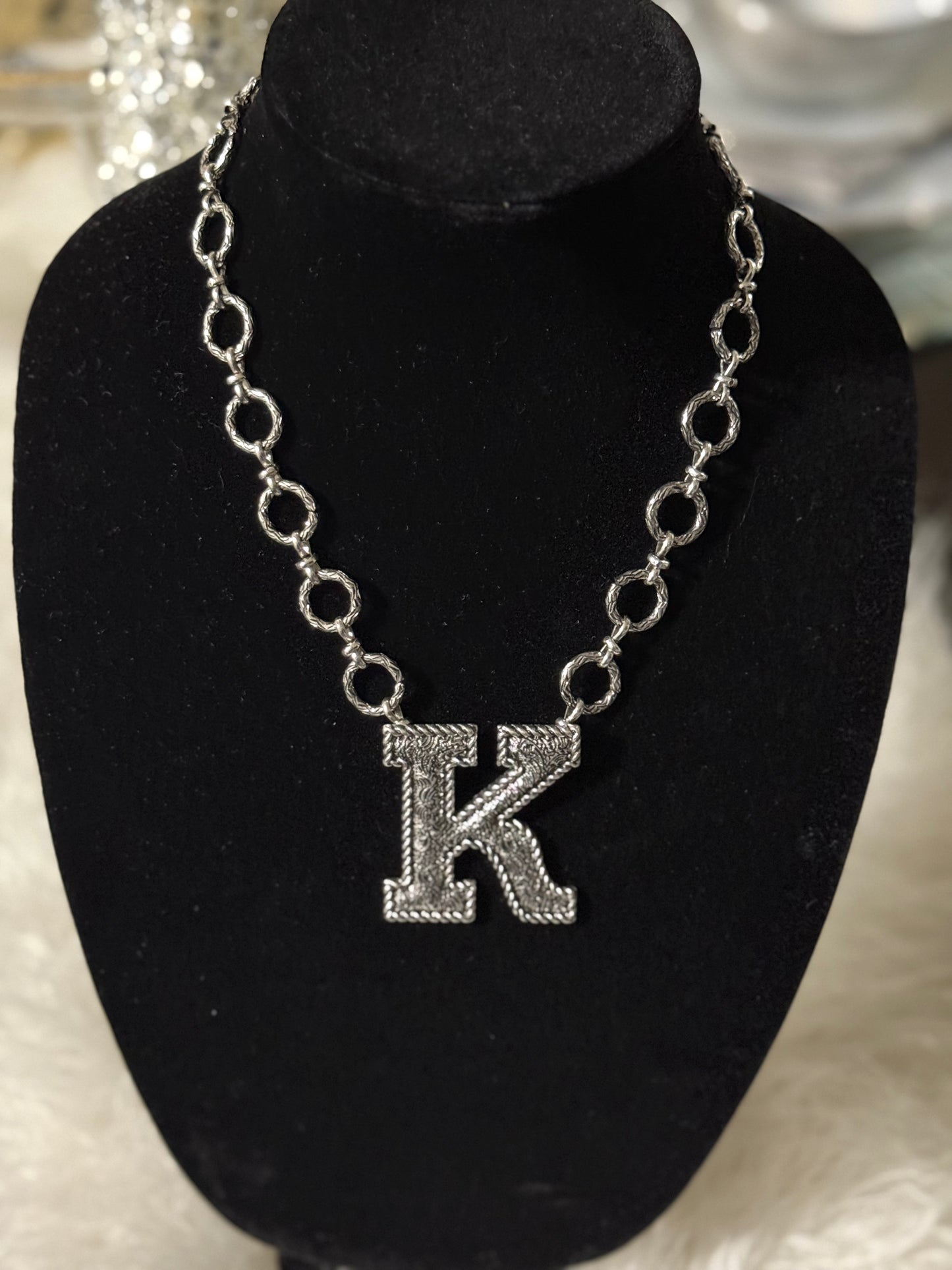 Initial Pendant Necklace