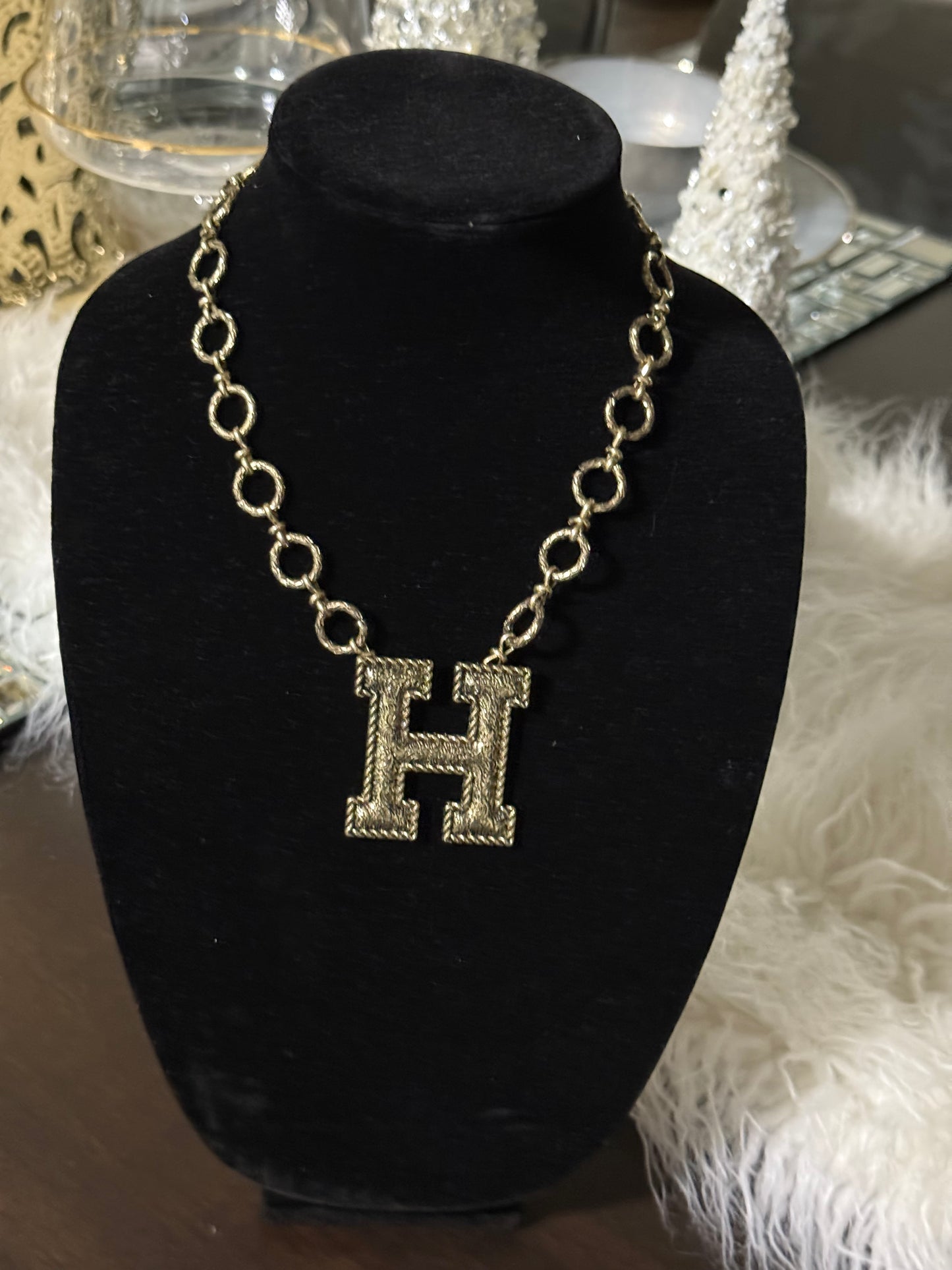 Initial Pendant Necklace