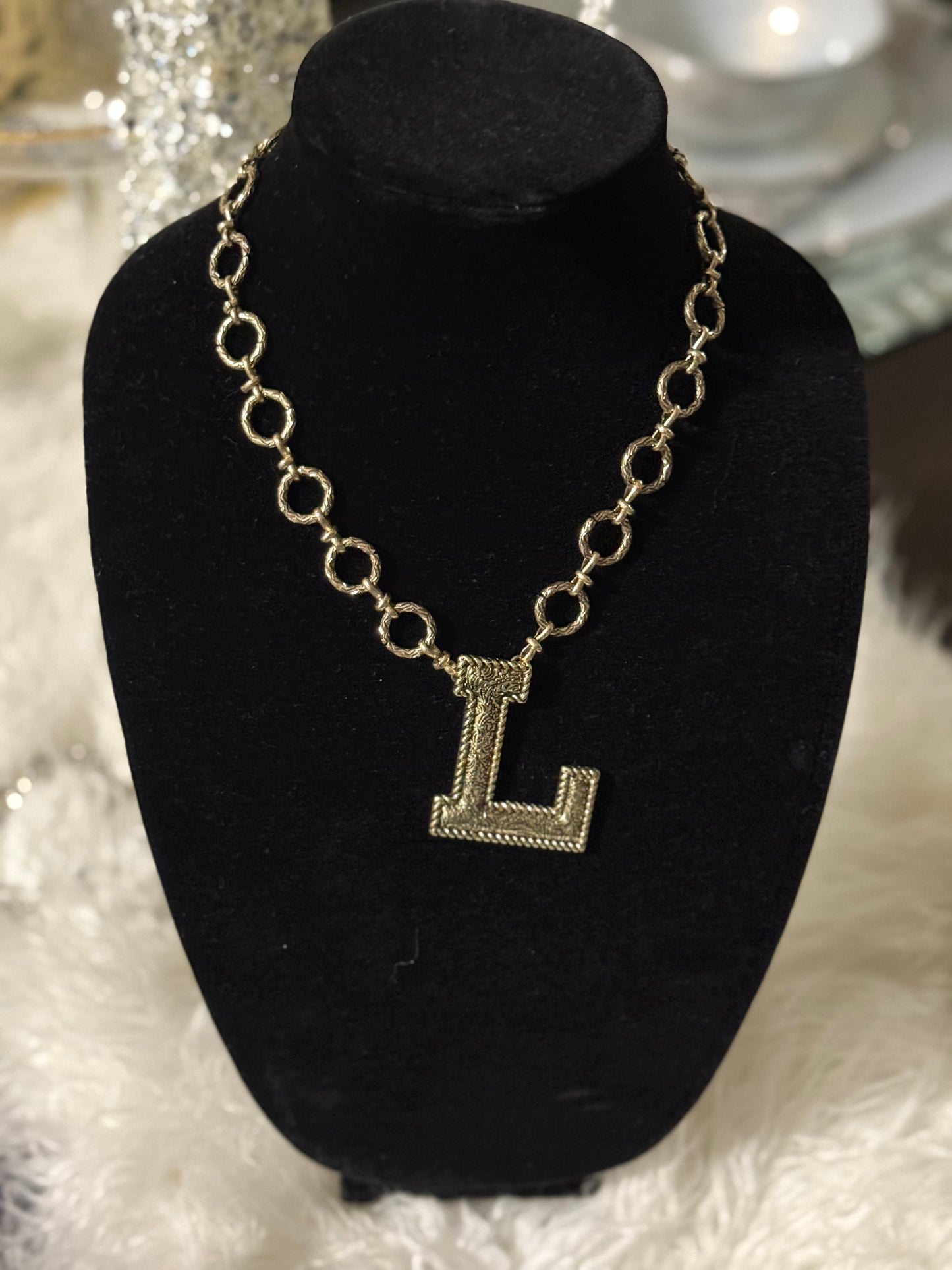 Initial Pendant Necklace