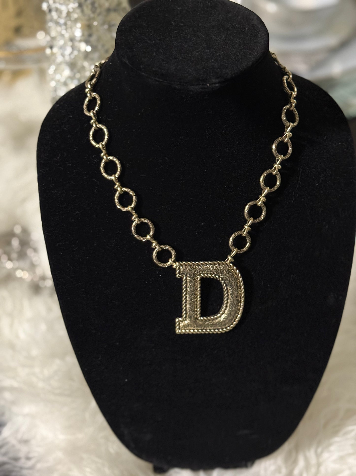 Initial Pendant Necklace