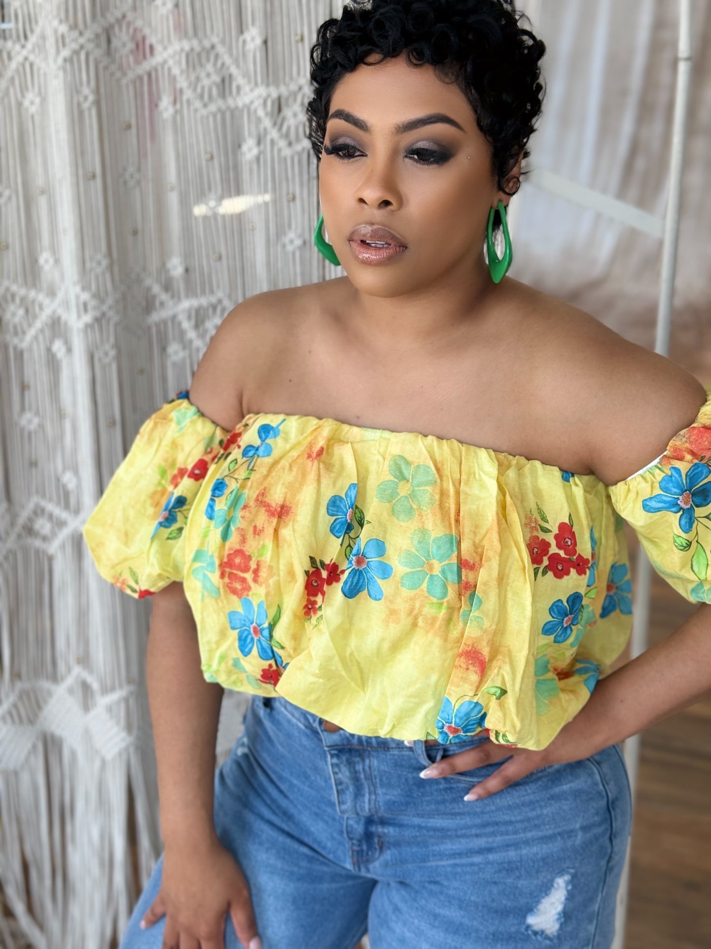 Sunshine Off The Shoulder Top