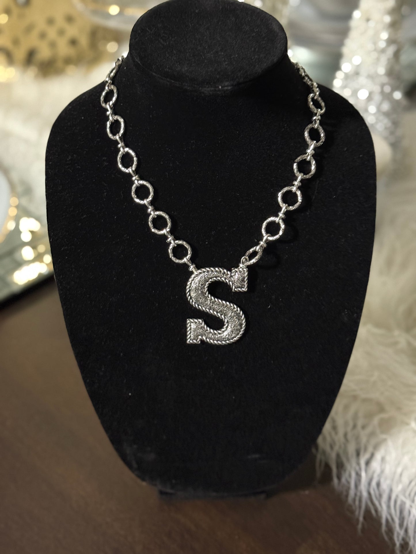 Initial Pendant Necklace