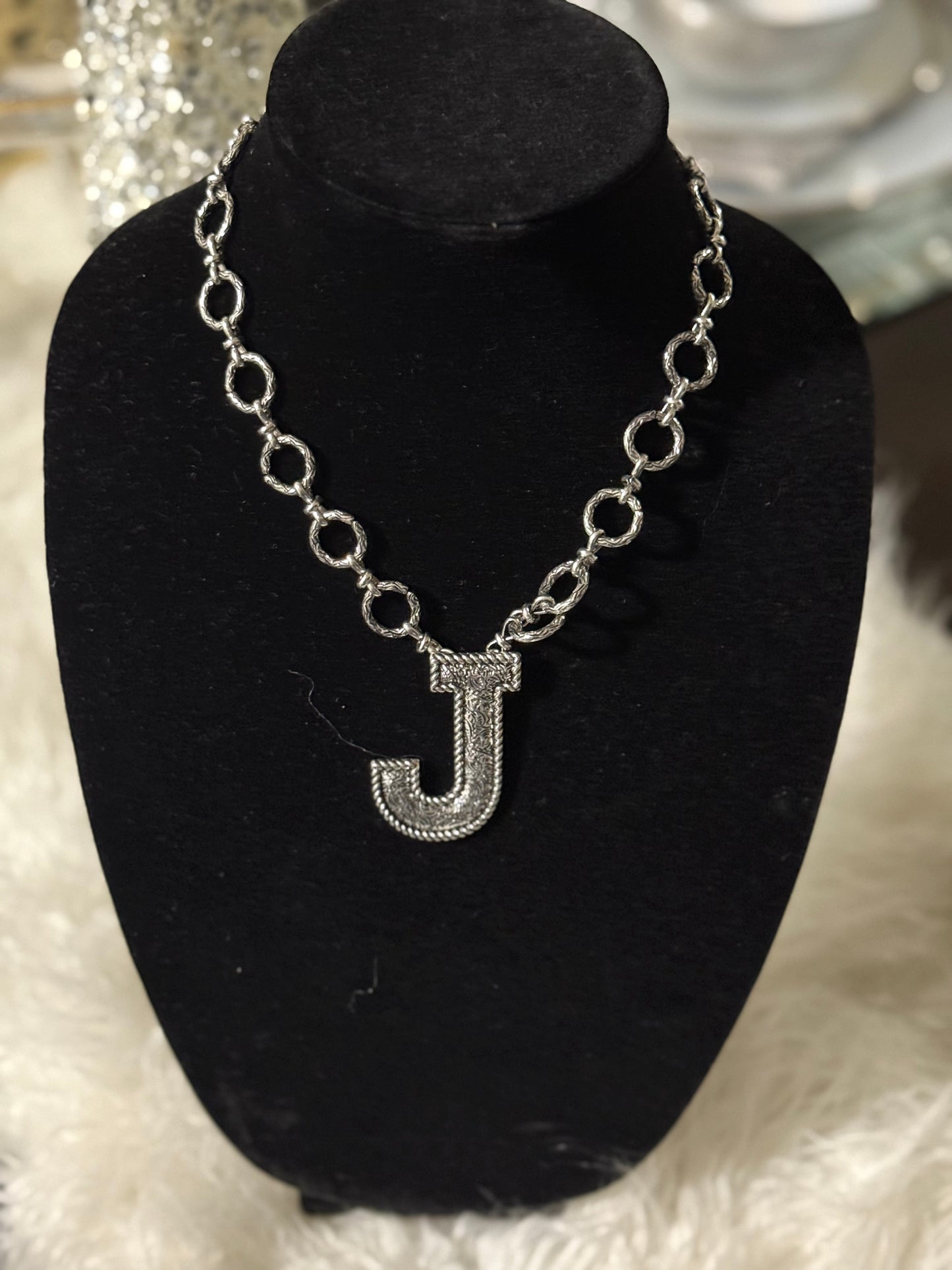 Initial Pendant Necklace