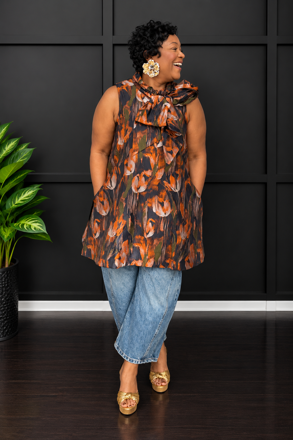 Tied & True Mini Dress