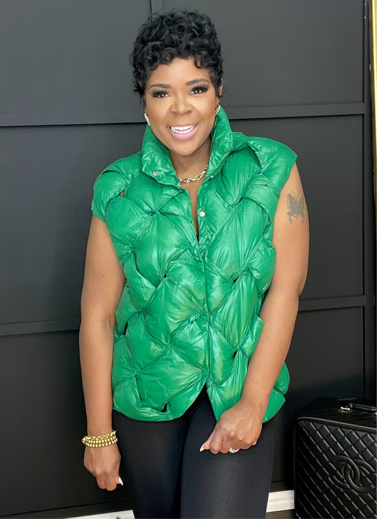 Get Twisted Puff Vest