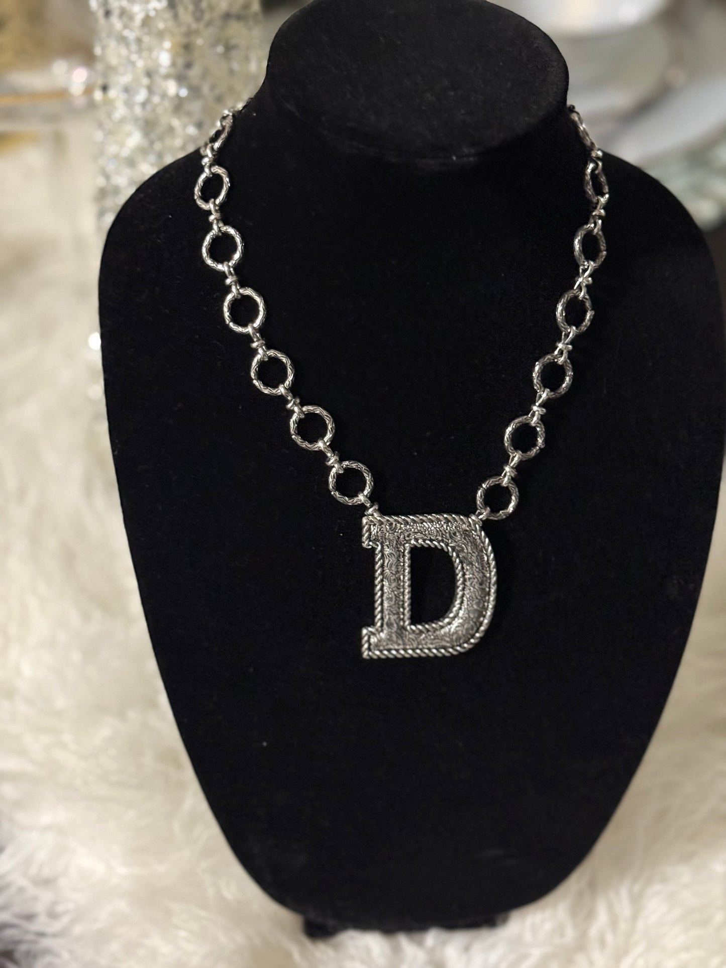 Initial Pendant Necklace