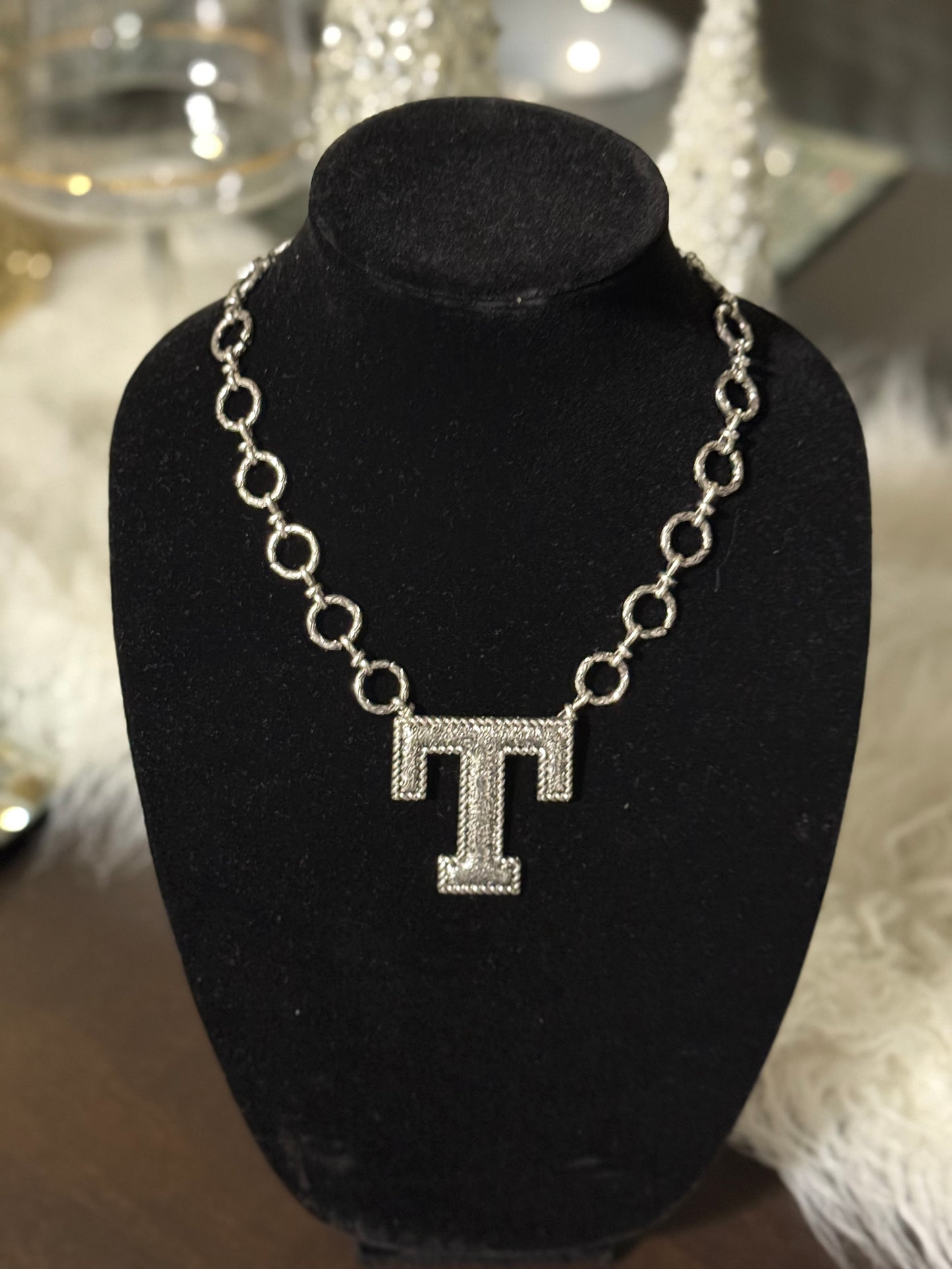 Initial Pendant Necklace