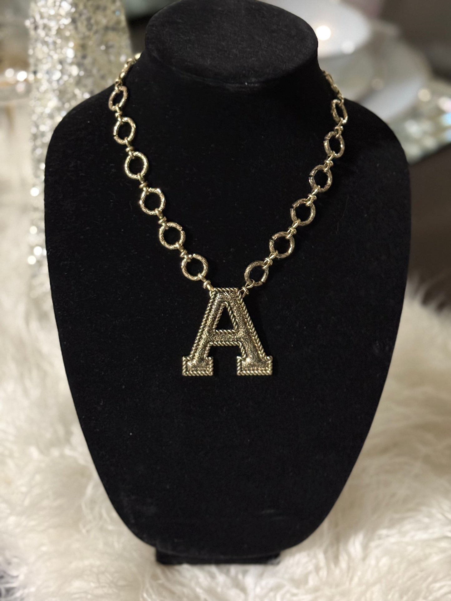 Initial Pendant Necklace