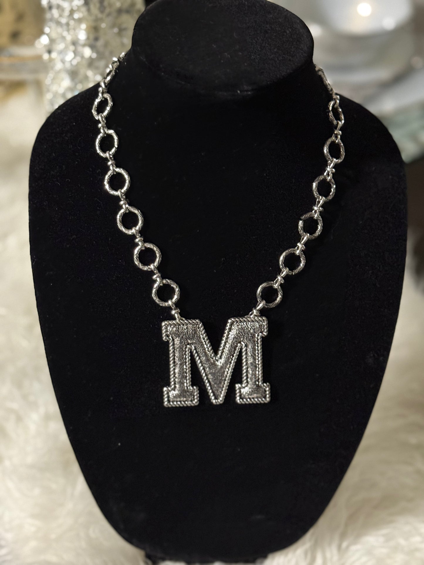 Initial Pendant Necklace