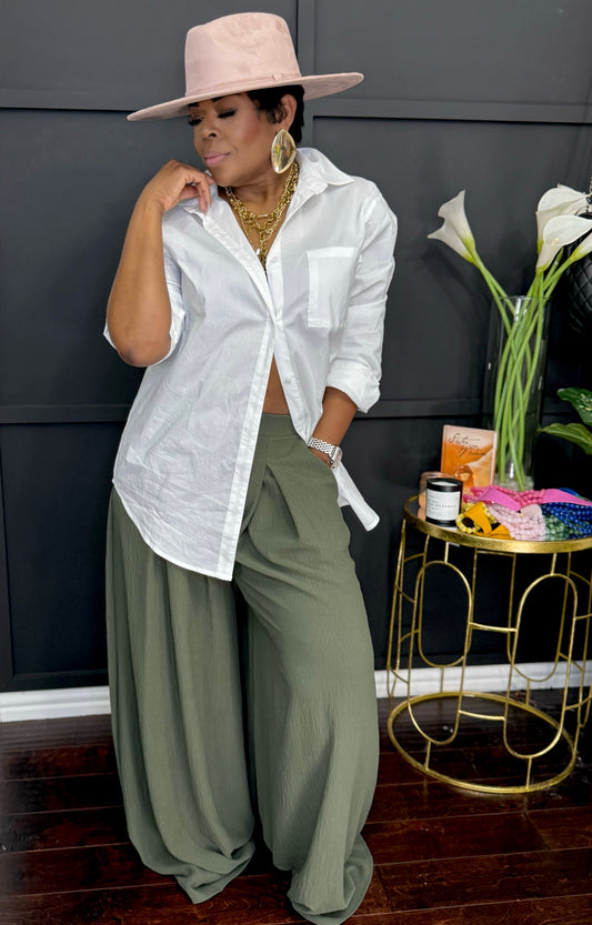 Weekend Wide Leg Palazzo Pants