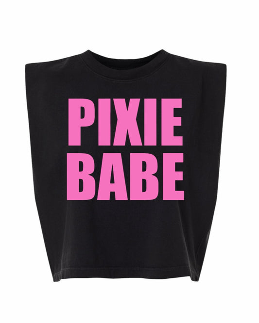 Pixie Babe Muscle Tank Tee (Pink)