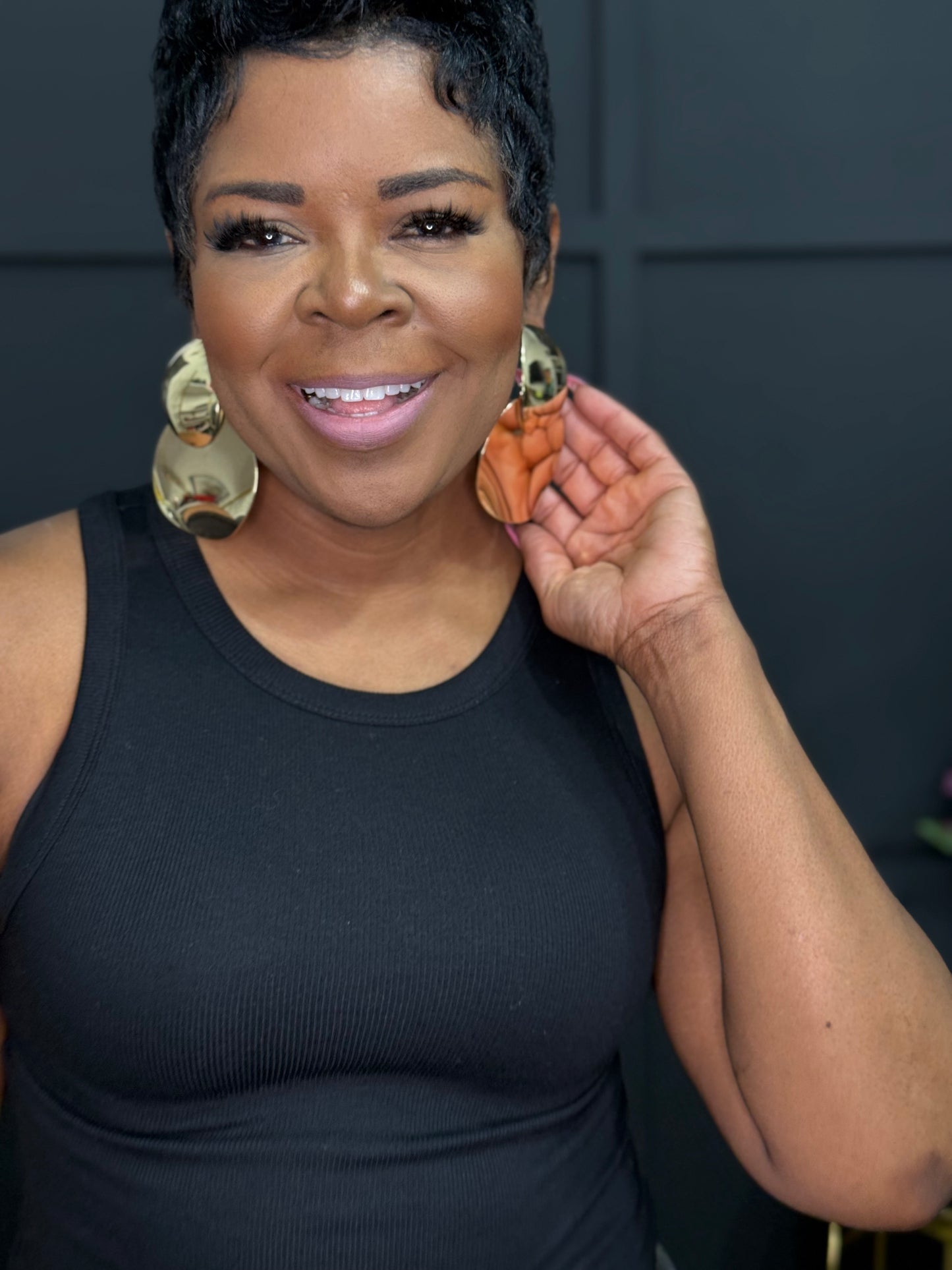 Glam Circles Earrings