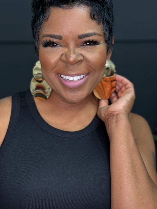 Glam Circles Earrings