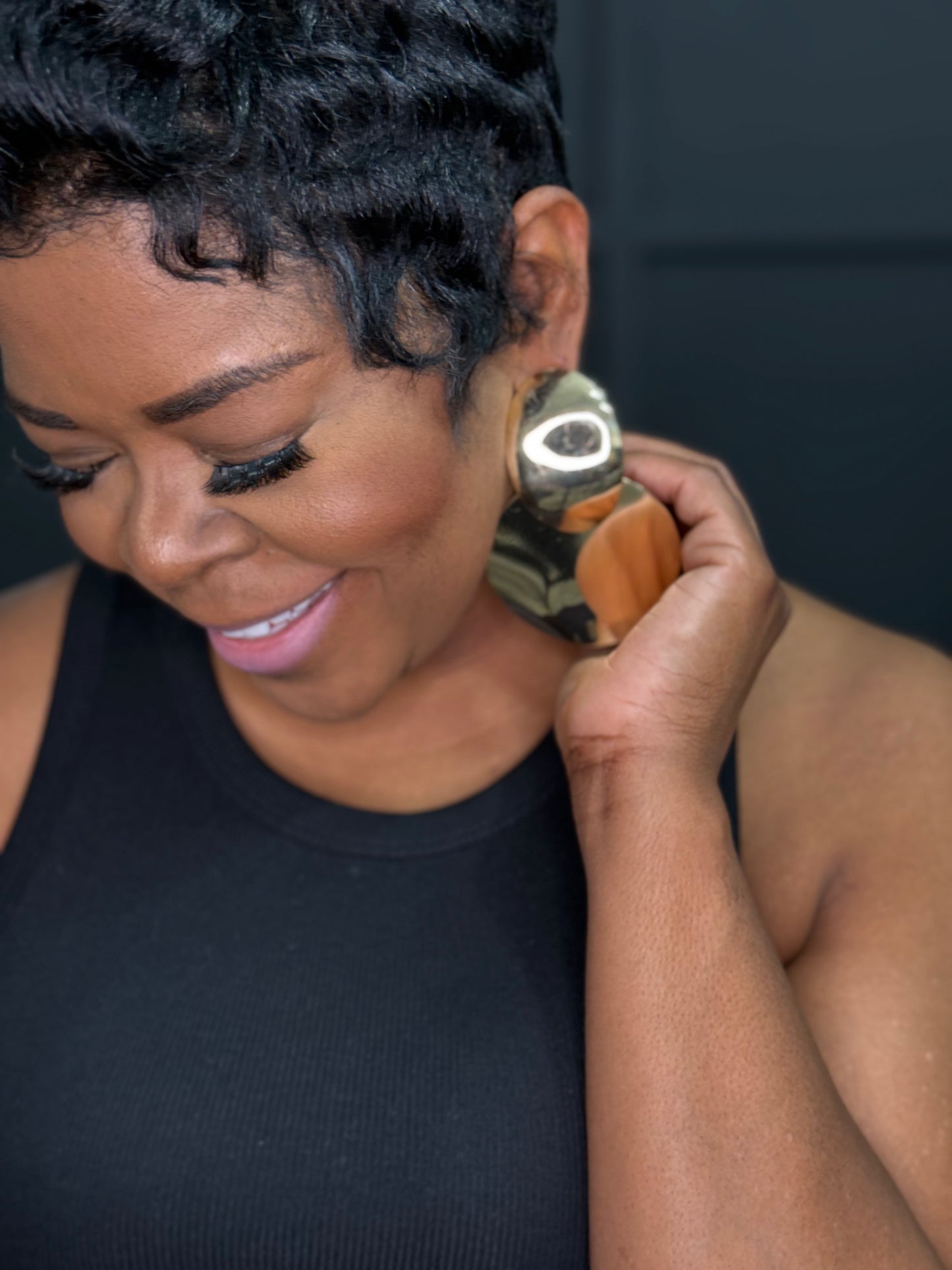 Glam Circles Earrings