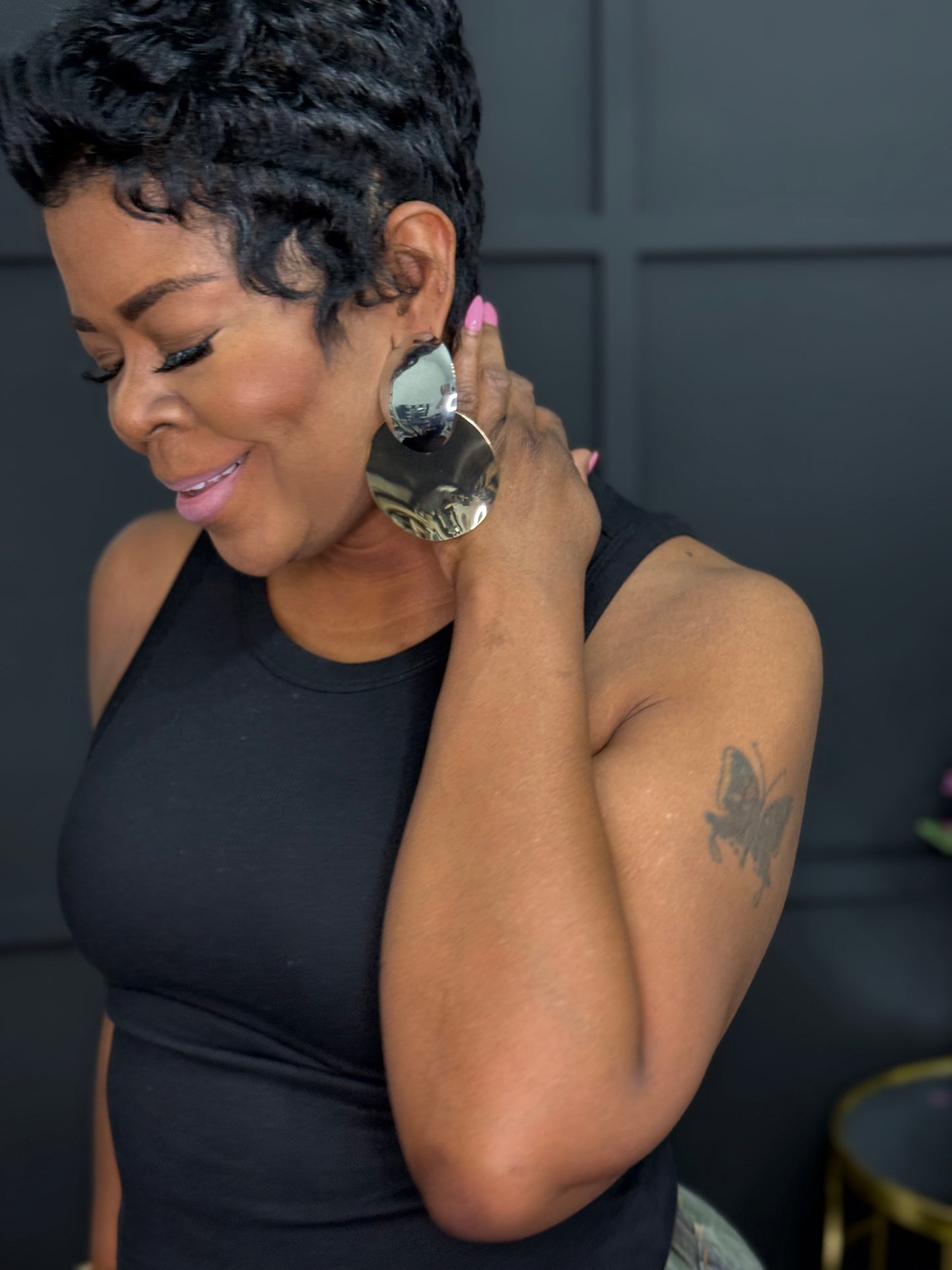 Glam Circles Earrings