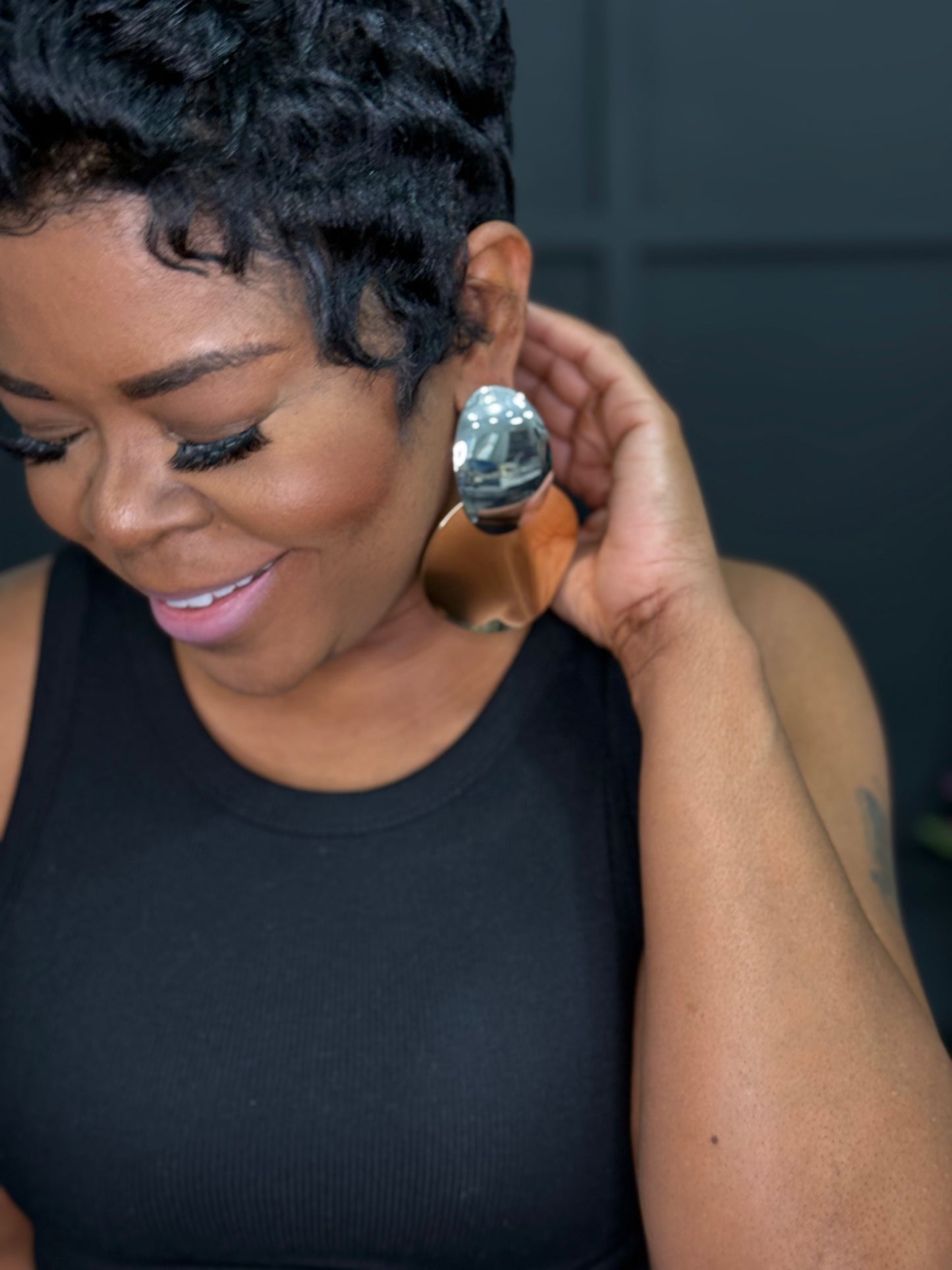 Glam Circles Earrings