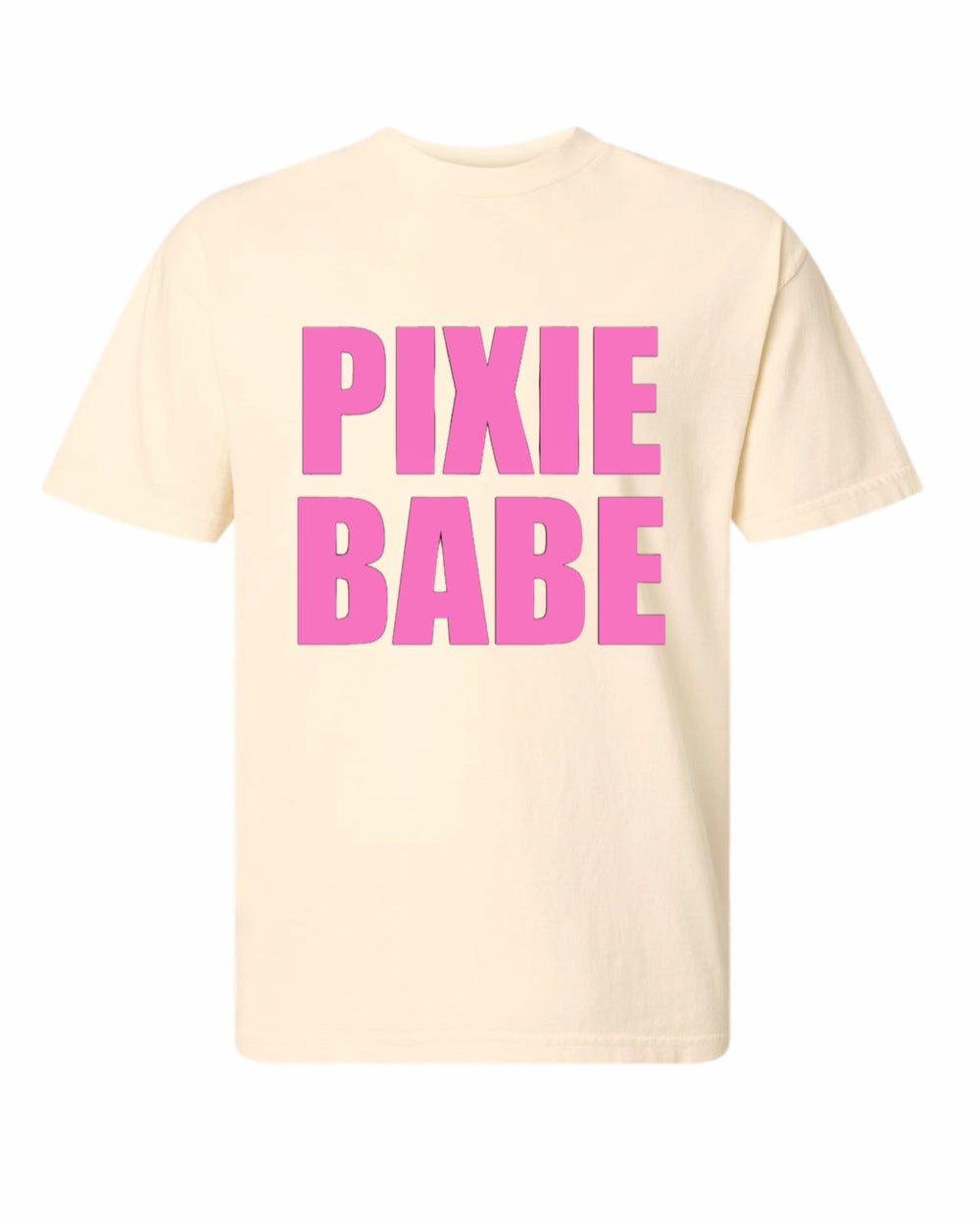Pixie Babe Heavy Weight Cotton Tee (Pink)