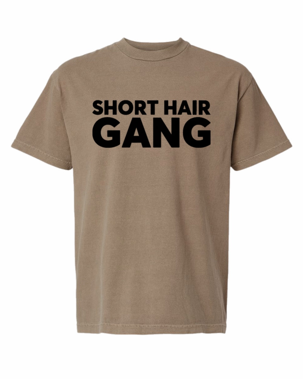 Short Hair Gang Heavy Weight Cotton Tee (Black)