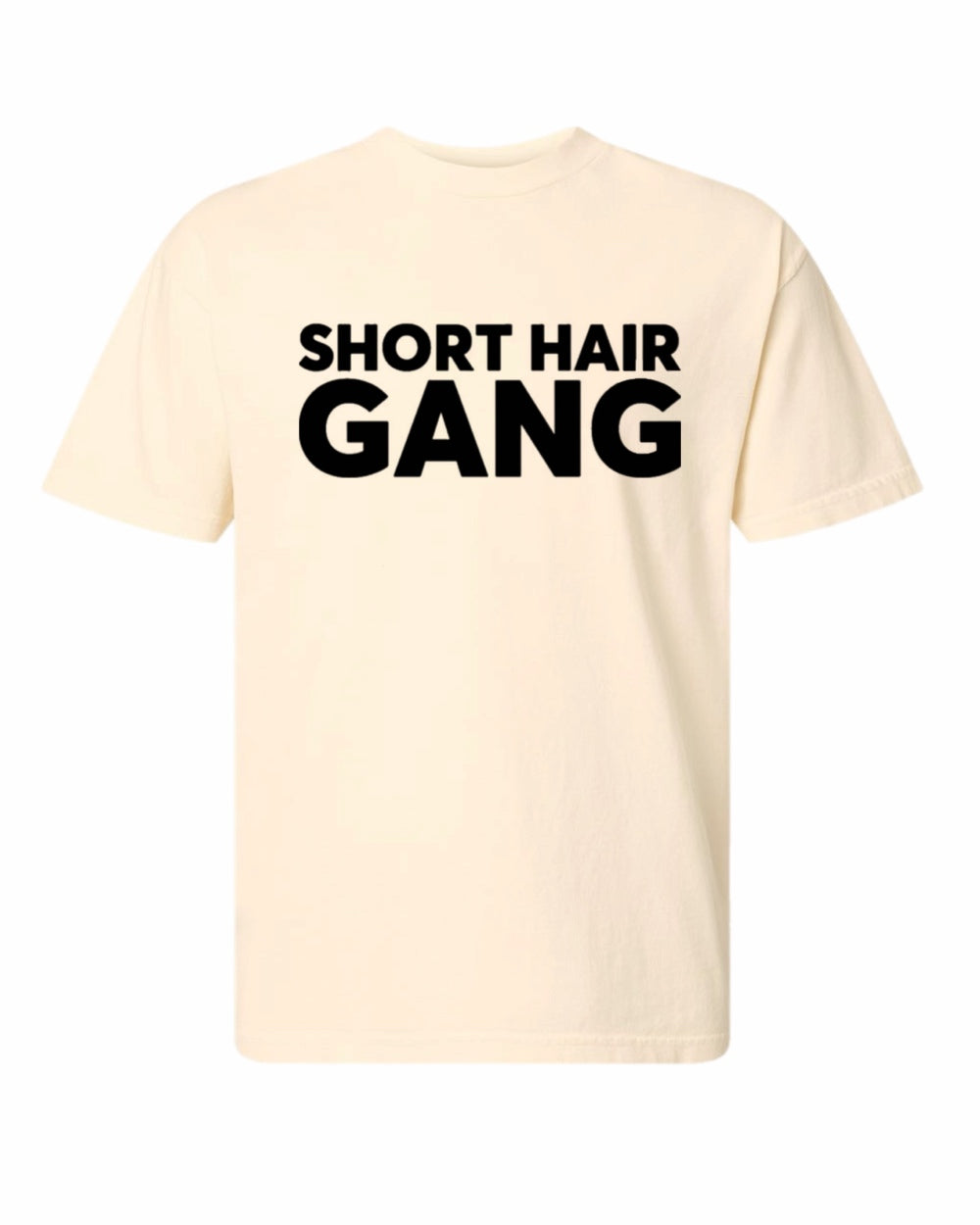 Short Hair Gang Heavy Weight Cotton Tee (Black)