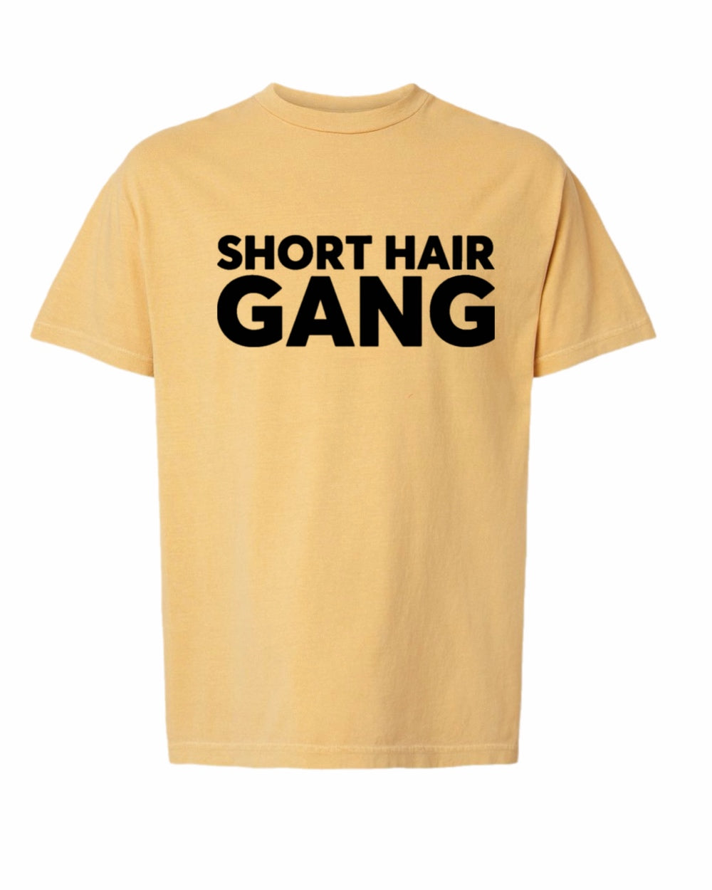 Short Hair Gang Heavy Weight Cotton Tee (Black)