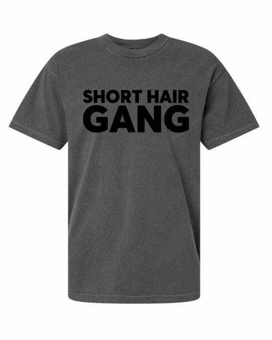 Short Hair Gang Heavy Weight Cotton Tee (Black)