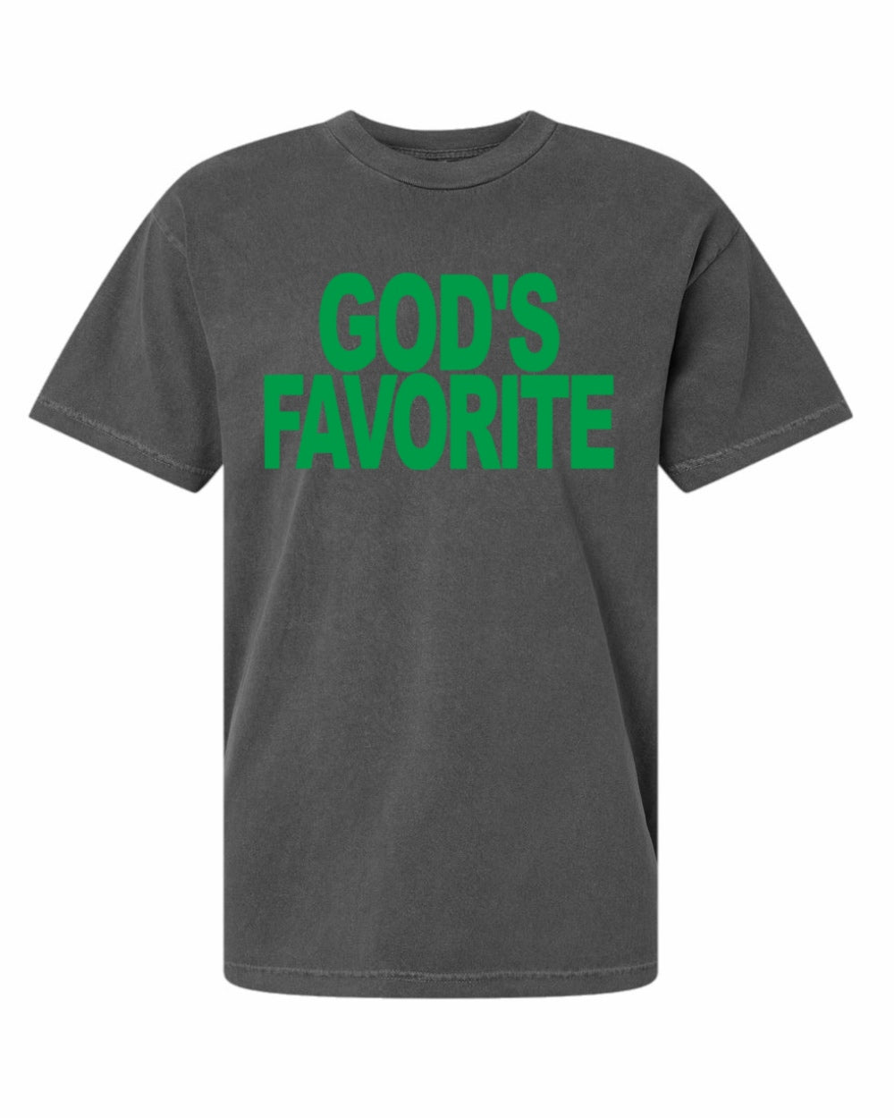 God's Favorite Heavy Weight Cotton Tee (Green)
