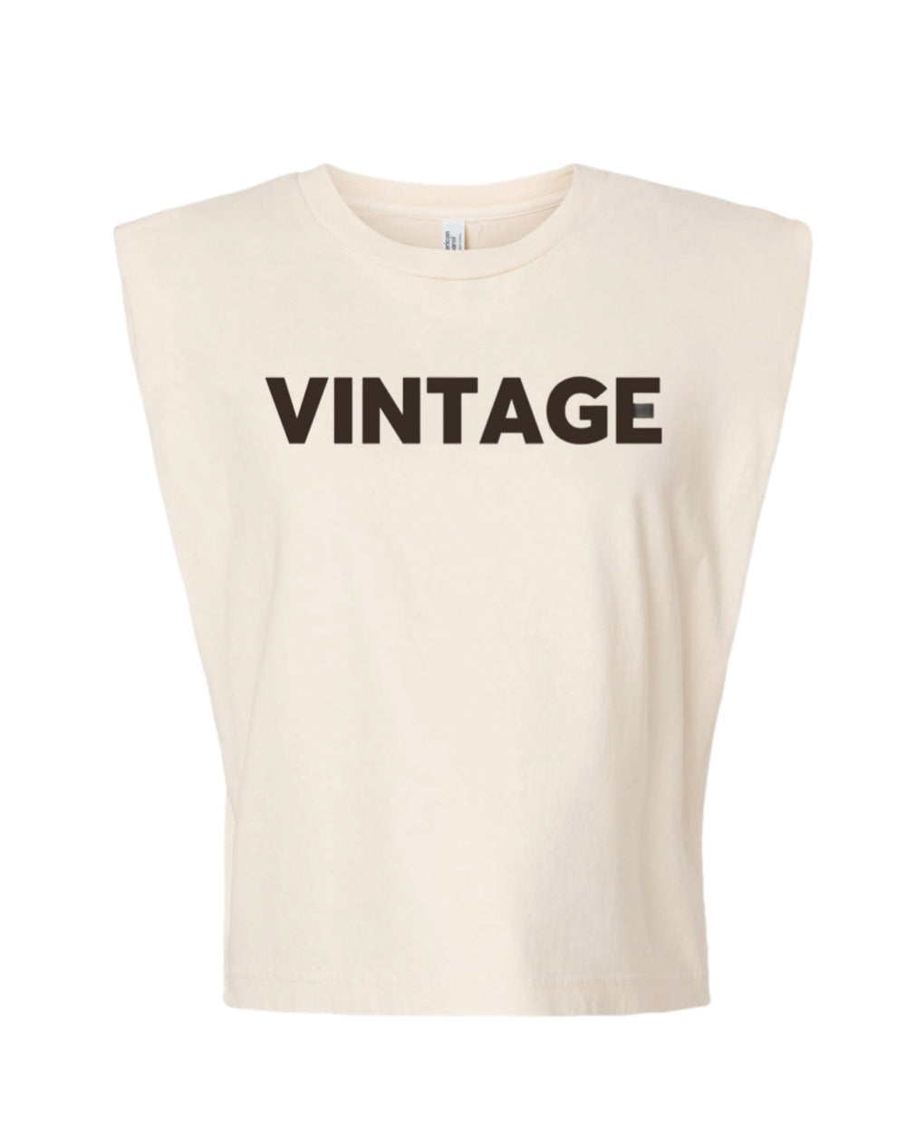 Vintage Muscle Tee ( Brown)