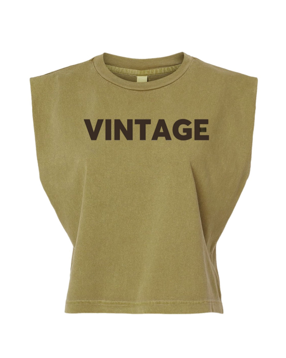 Vintage Muscle Tee ( Brown)