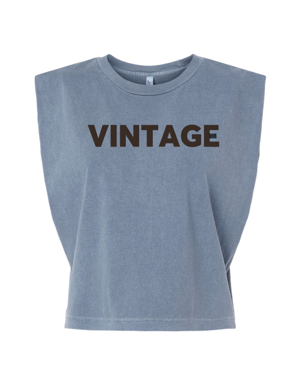 Vintage Muscle Tee ( Brown)