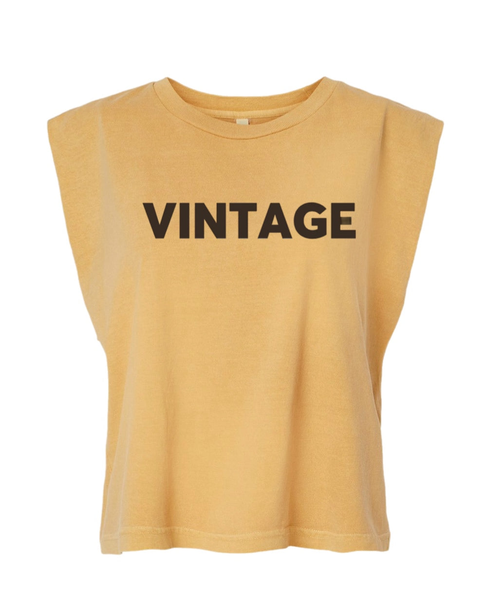 Vintage Muscle Tee ( Brown)