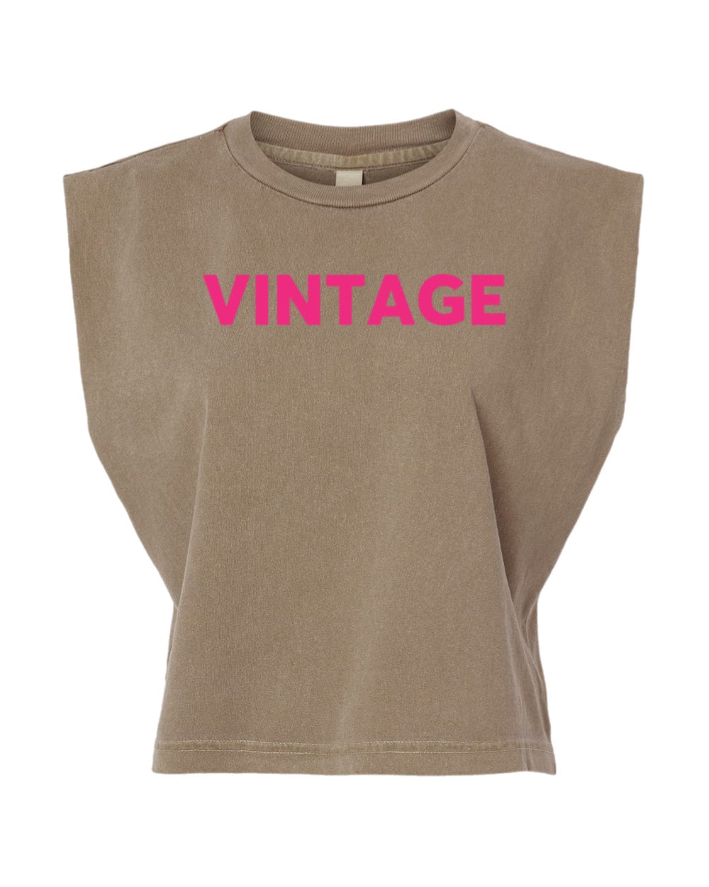 Vintage Muscle Tank (Pink)