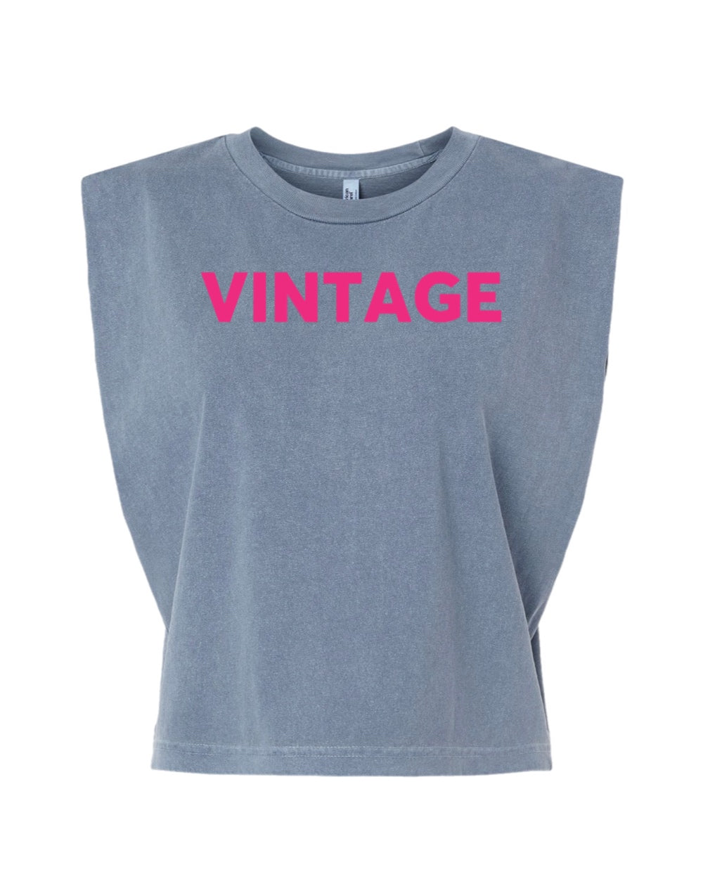 Vintage Muscle Tank (Pink)