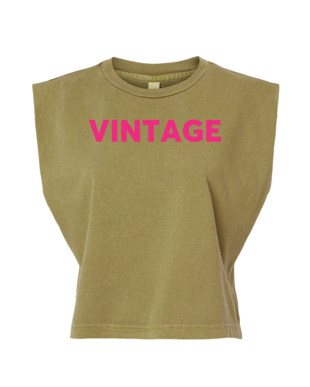 Vintage Muscle Tank (Pink)