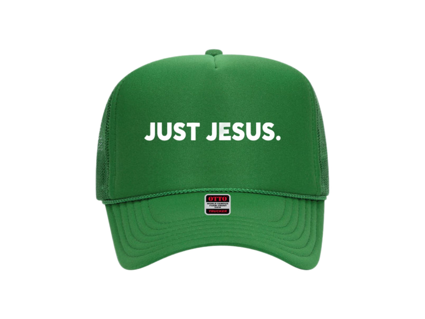 Just Jesus Trucker (White)
