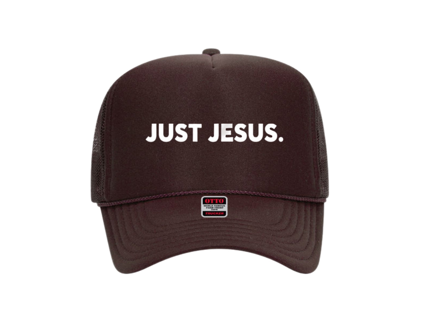 Just Jesus Trucker (White)