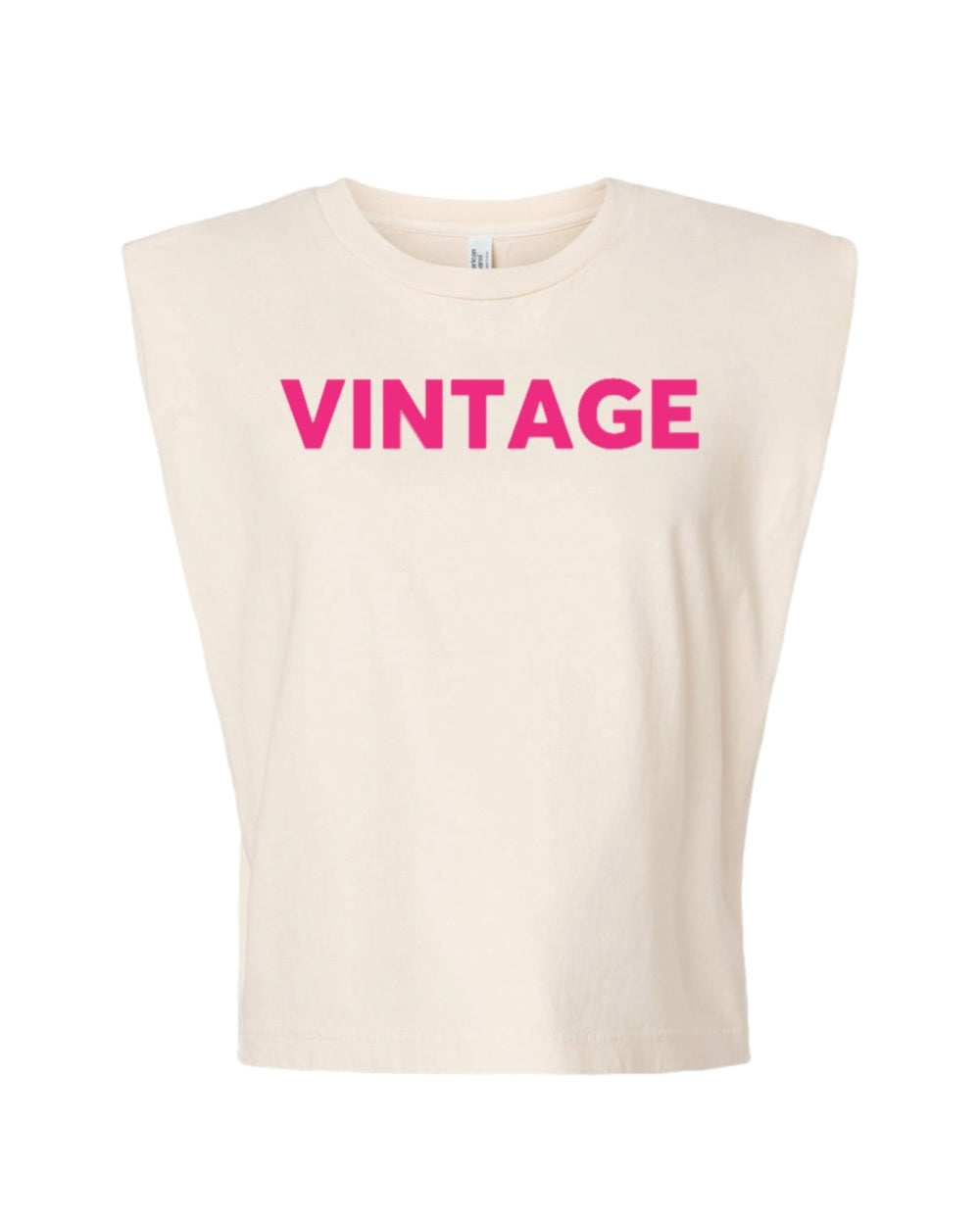 Vintage Muscle Tank (Pink)