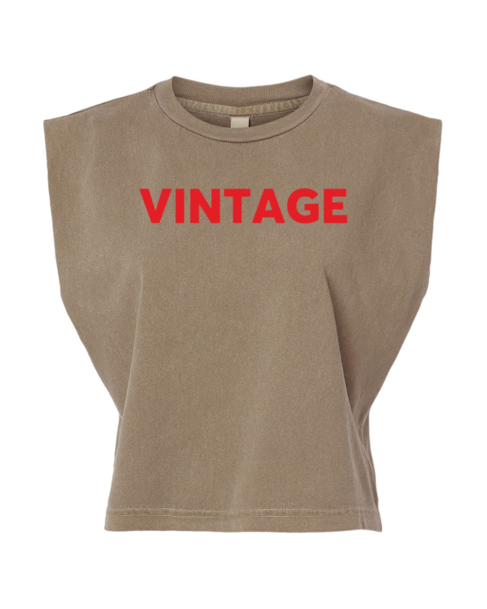 Vintage Muscle Tee ( Red)