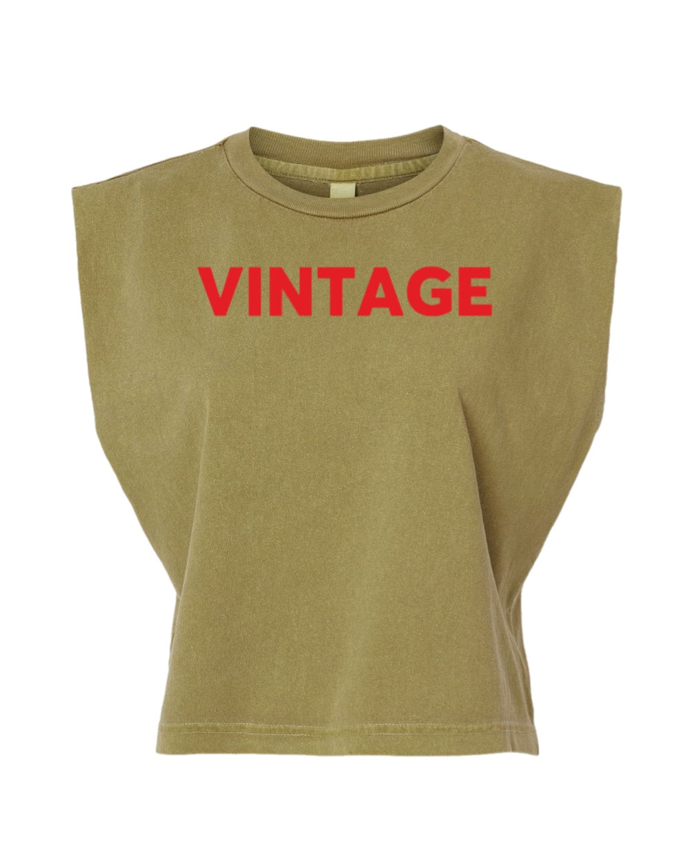 Vintage Muscle Tee ( Red)