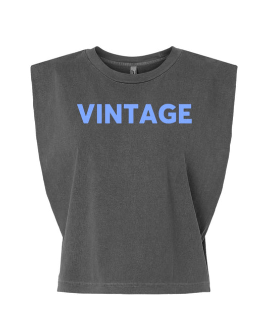 Vintage Muscle Tee (Denim)