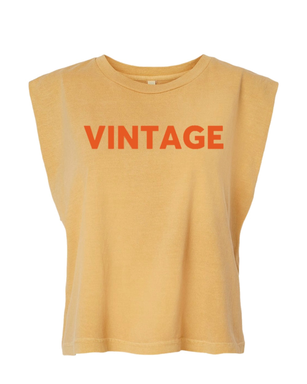 Vintage Muscle Tee (Orange)