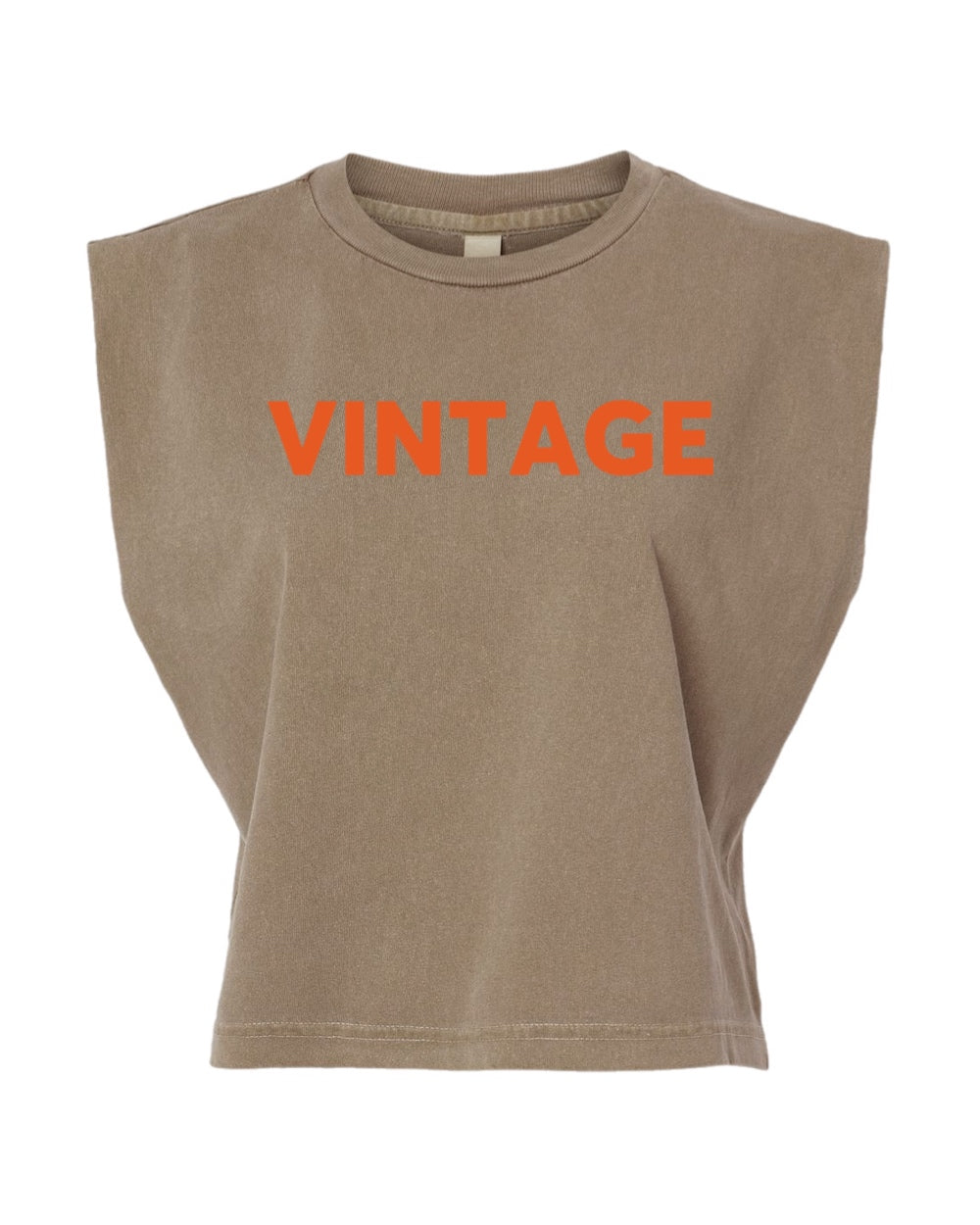 Vintage Muscle Tee (Orange)