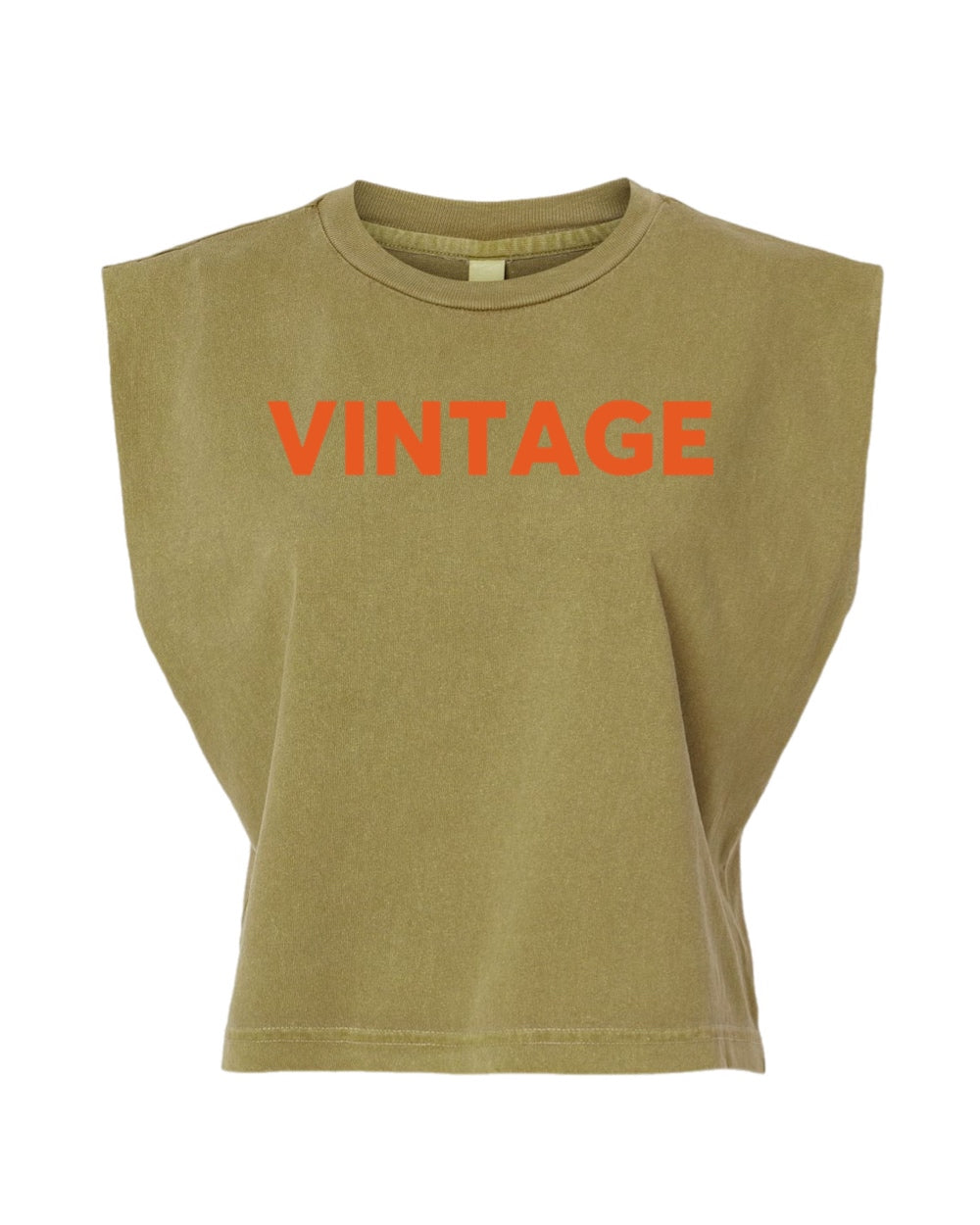 Vintage Muscle Tee (Orange)