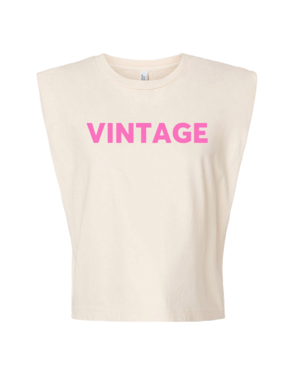 Vintage Muscle Tank (Pink)