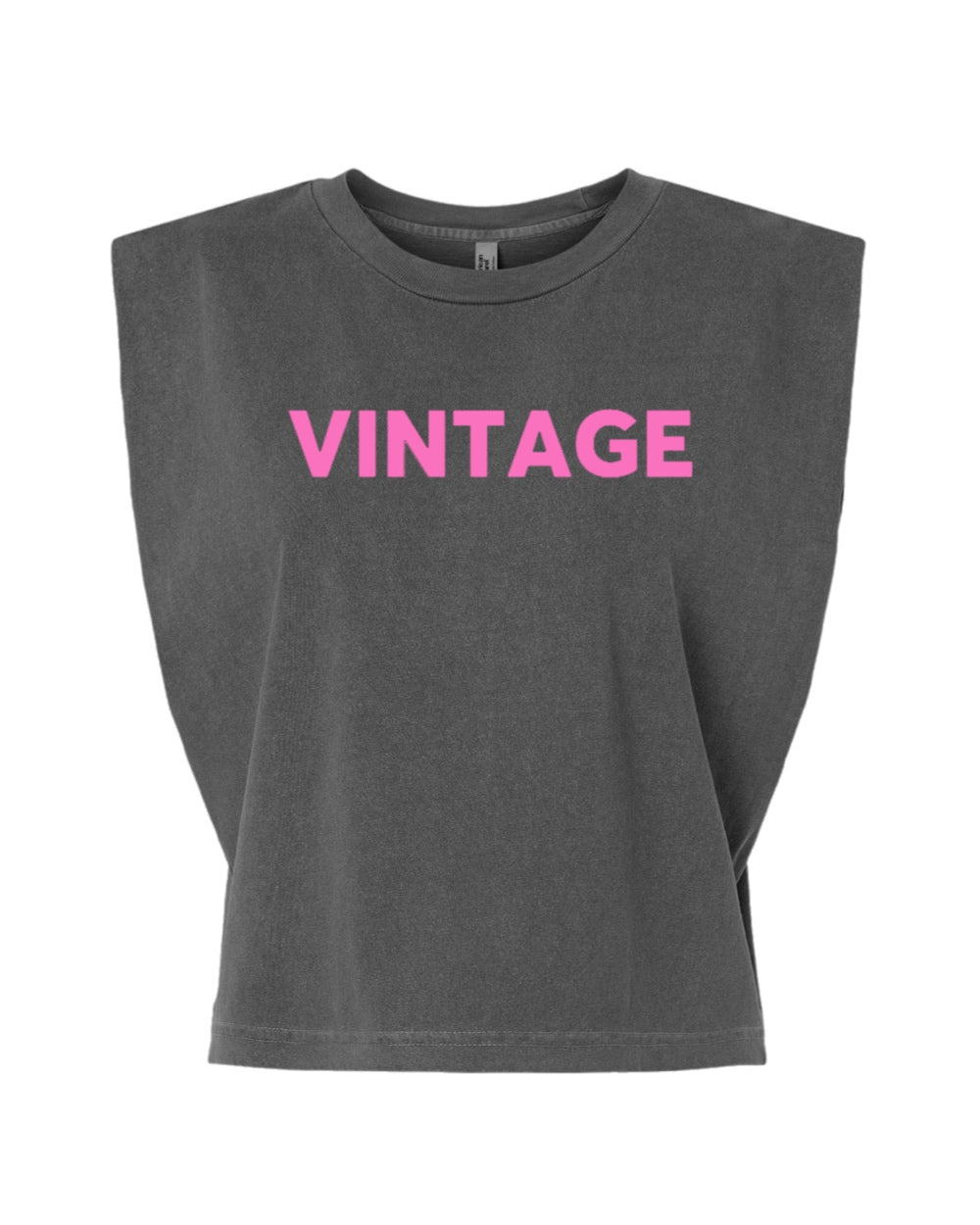 Vintage Muscle Tank (Pink)