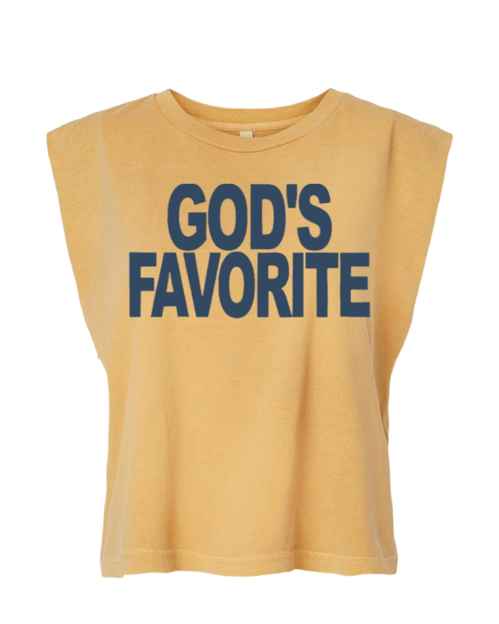 God's Favorite Muscle Tee ( Midnight Blue)