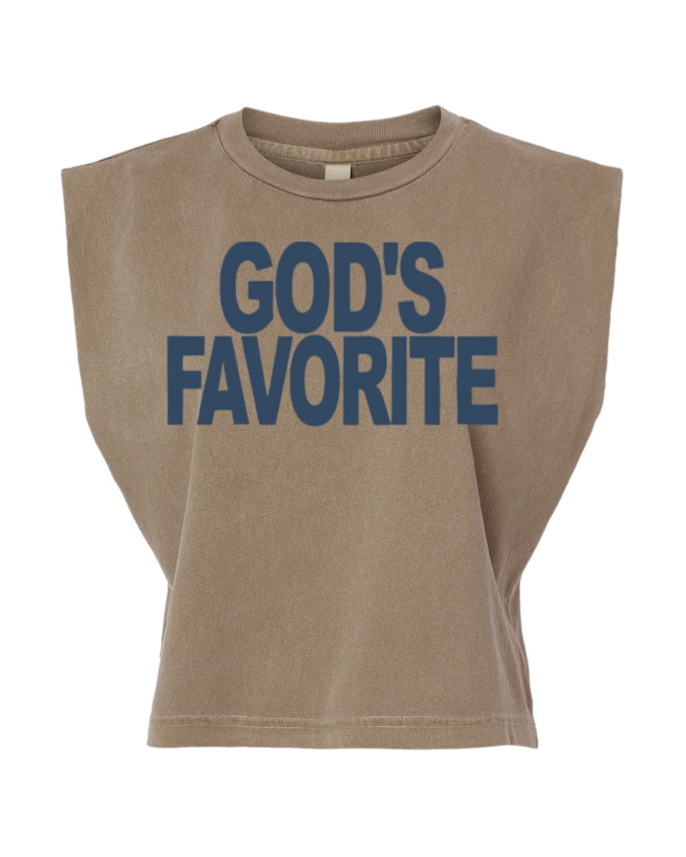 God's Favorite Muscle Tee ( Midnight Blue)