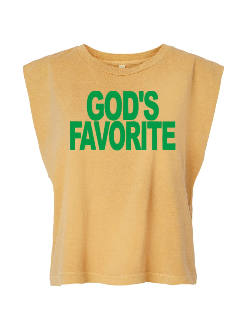 God's Favorite Muscle Tee (Green)