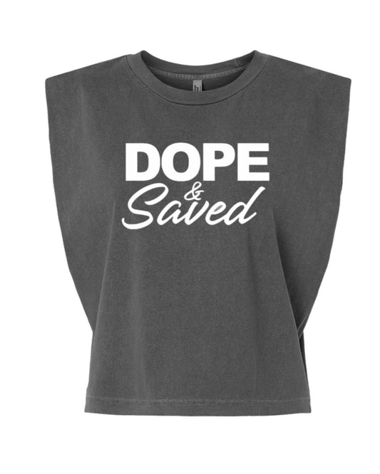 Dope & Saved Faded Tee