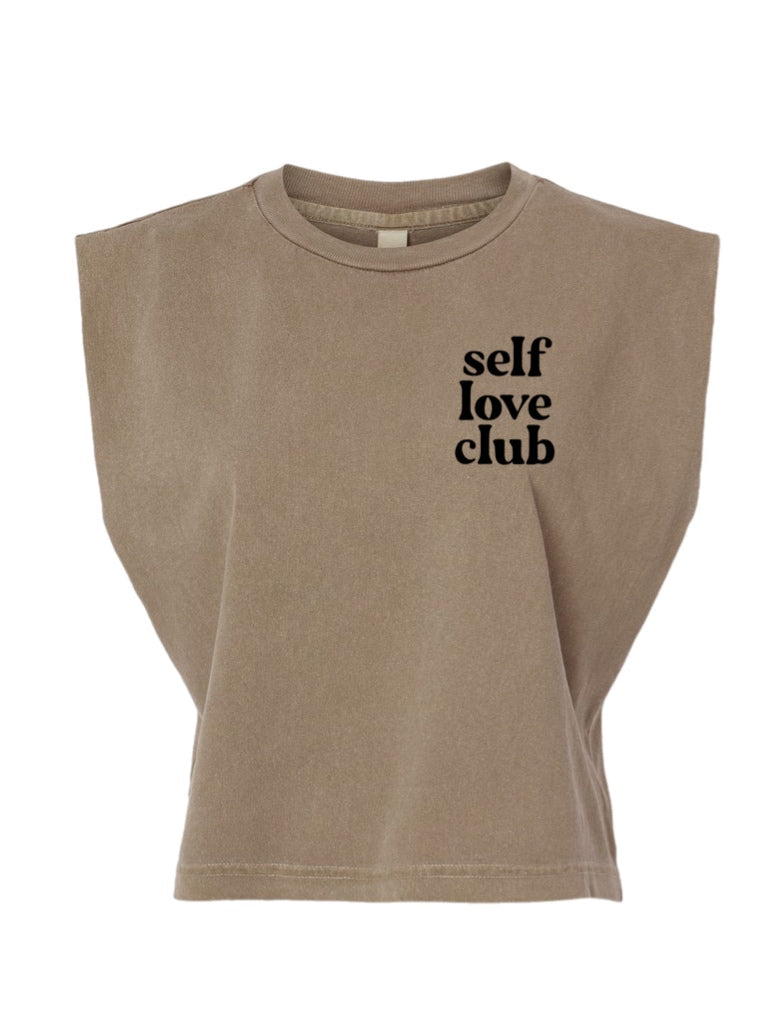 Self Love Club Corner Faded Tank